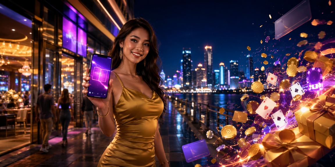 Pengguna Johor menggunakan aplikasi kasino mudah alih untuk main jackpot melalui 9702