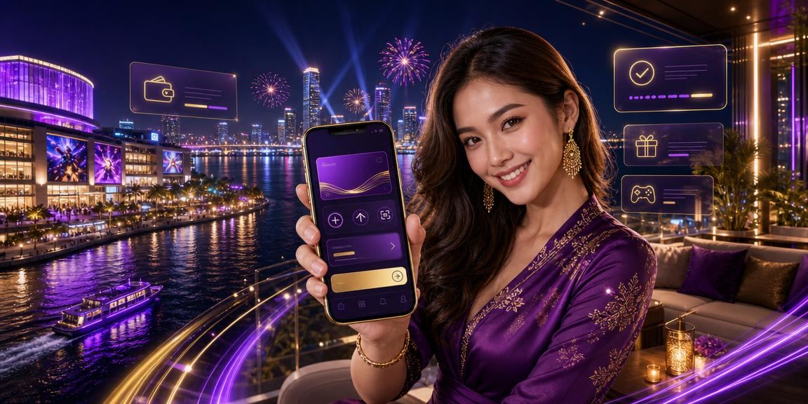 Pengguna Johor menggunakan aplikasi kasino mudah alih untuk main roulette dalam talian melalui 9702